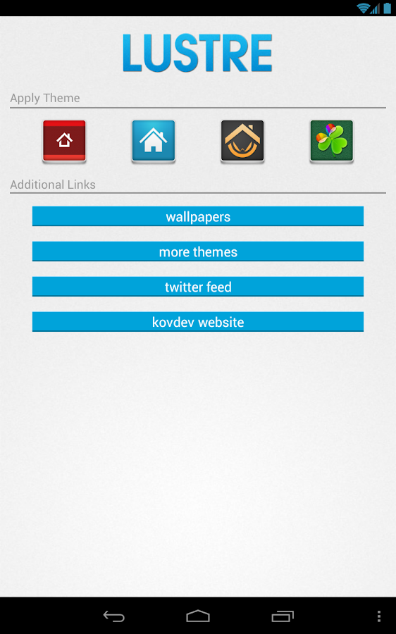 Lustre (adw nova apex theme) - screenshot