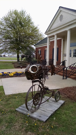 Steampunk Fish-cycle Statue