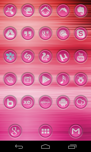 【免費個人化App】PNK-GLASS - Pink Icon Pack-APP點子