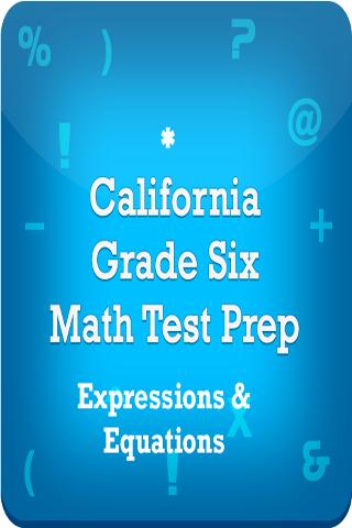 CA 6th Expressions Equations