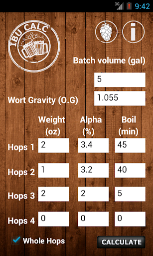 IBU Calc- Hops Calculator