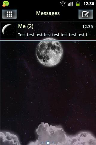 GO SMS Theme Night Moon Buy