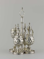 Zoutvat, behorende bij een specerijenservies