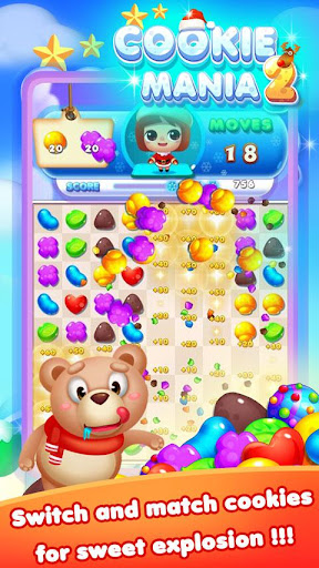 Cookie Mania 2(Mod Free Boosters/Ad-Free)