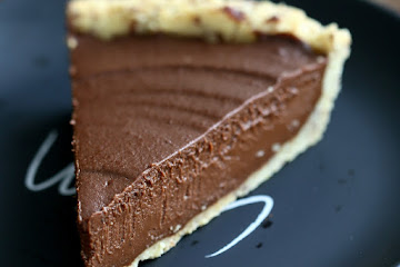 Vegan Chocolate Pumpkin Pie