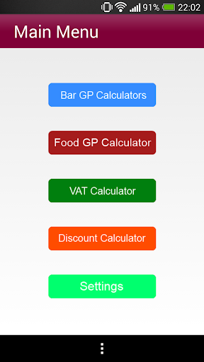 Hospitality Calculators