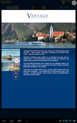 Vantage Travel Catalog