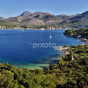 ADRATIC SEA NEAR PLACE SLANO, CROATIA by Pavle Randjelovic - Landscapes Mountains & Hills