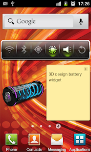 Free Download 3D Design Battery Widget R3 APK