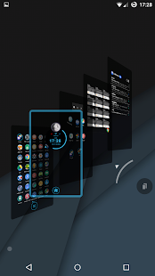 Dark Blue Theme for TSF Shell Screenshots 3