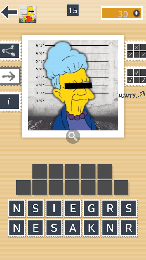 Android application Cartoon Quiz : Characters screenshort