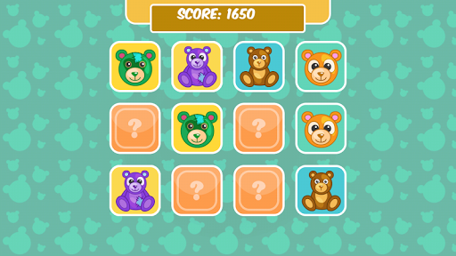 Kids Matching Games–Teddy Bear