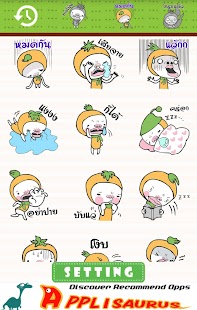 Free Download Orange Man Emoticons -Thailand APK for Android