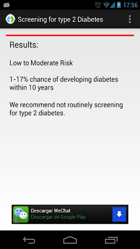 【免費健康App】Screening for Type 2 Diabetes-APP點子