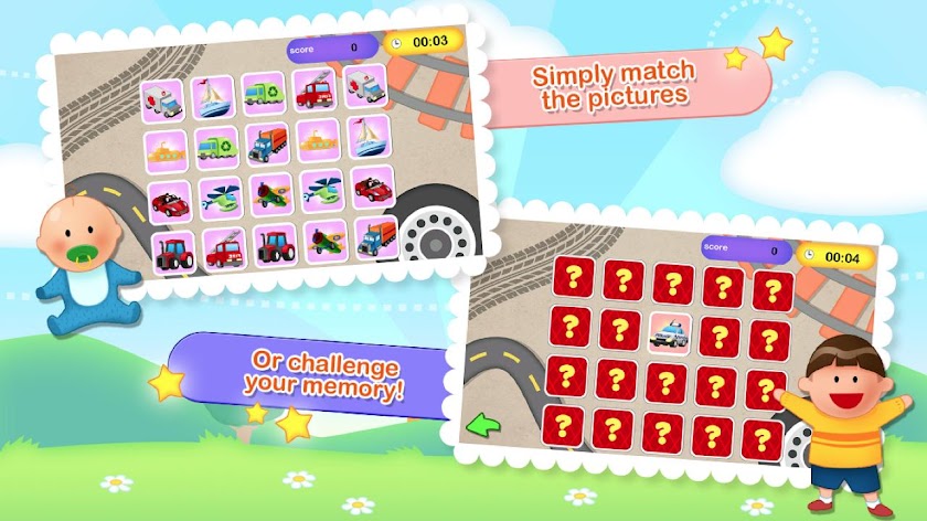 Awesome Memory Match Game HD Screen 2