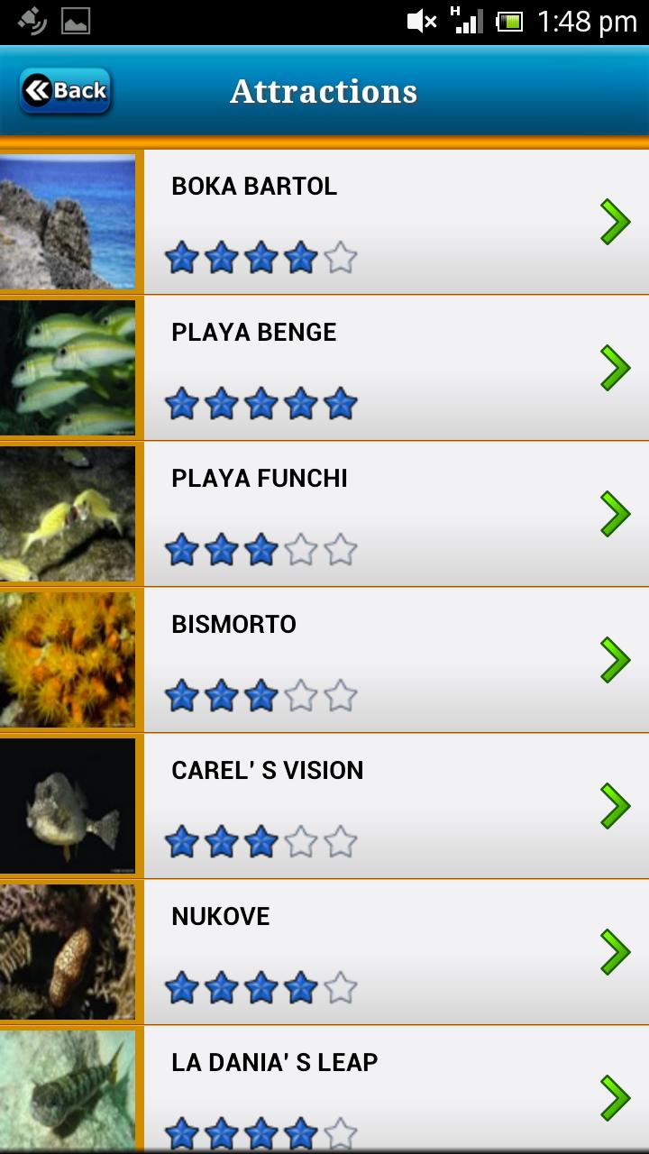 Bonaire Offline Travel Guide Screen 3