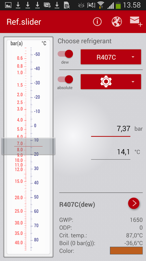 Refrigerant Slider Android Apps on Google Play