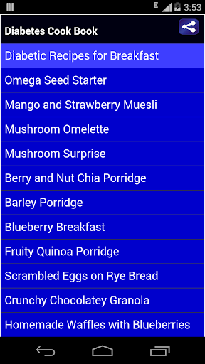 Diabetes cookbook