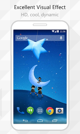 Blue Moon Live Wallpaper