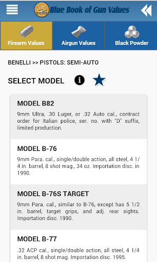 BlueBook Of Gun Values