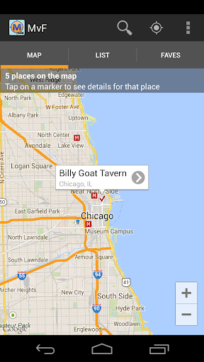 Man v. Food Restaurant Locator