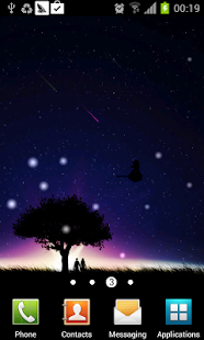 meteor and moon livewallpaper Screenshots 2