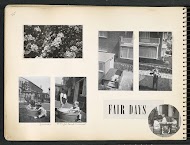 Burchard Pennink spelend in de tuin