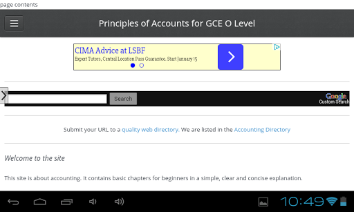 O Level Principles of Accounts