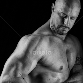 The Strong Man by Astrid Pardew - People Portraits of Men