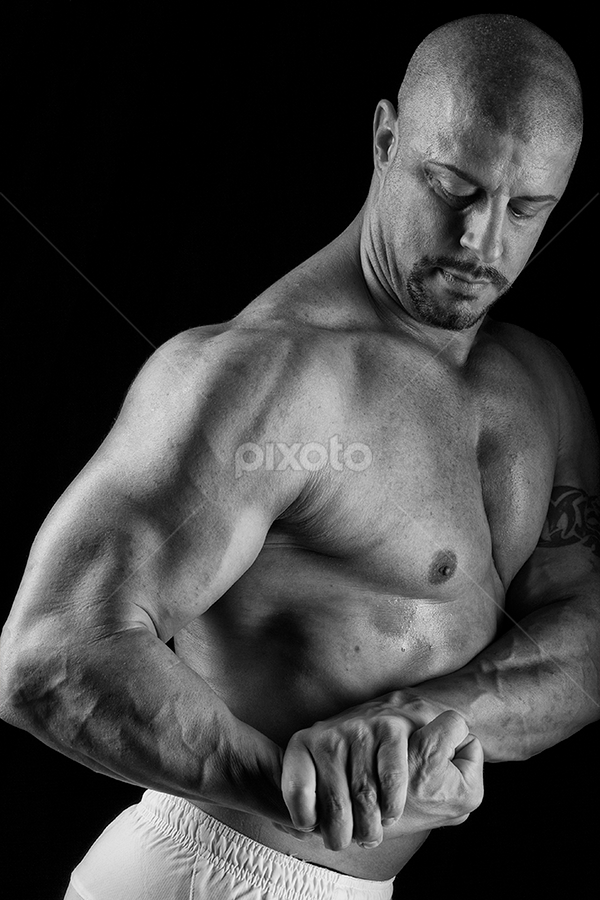 The Strong Man by Astrid Pardew - People Portraits of Men