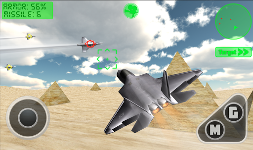 【免費模擬App】F22 Fighter Desert Storm Pro-APP點子