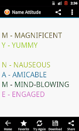 Name Attitude poster 9