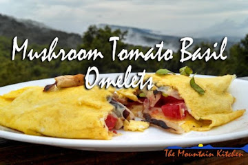 Mushroom Tomato Basil Omelets