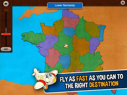 Android application GeoFlight France: Geography screenshort