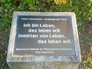 Albert Schweizer Gedenktafel