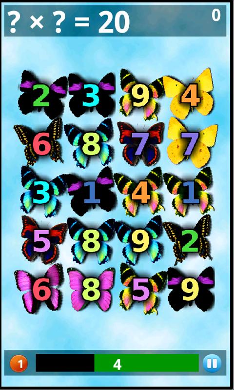 Butterfly Math Screen 2