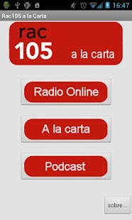 RAC105 a la carta Screenshots 0