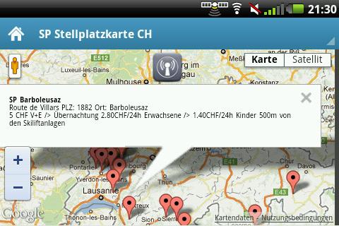 Wohnmobilforum-Schweiz SP-APP Screen 2