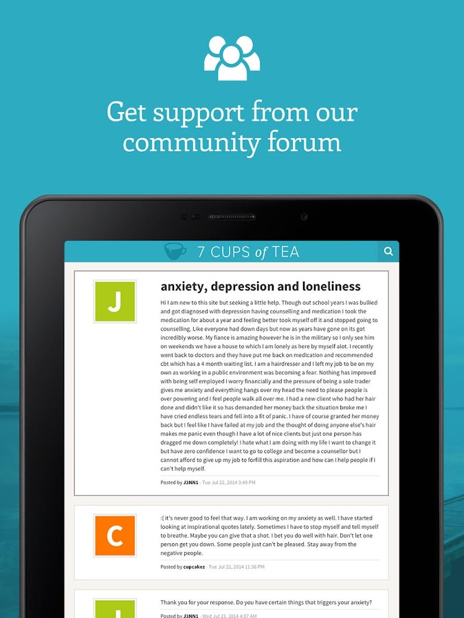 7 Cups of Tea Care & Therapy Android Apps on Google Play