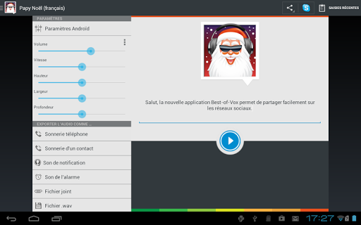 【免費娛樂App】Voix Papy Noël (français)-APP點子