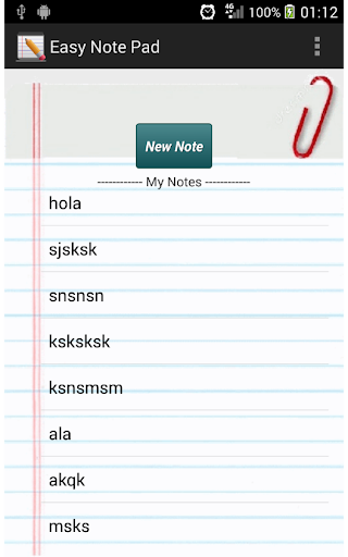 Notepad - Bloc de Notas