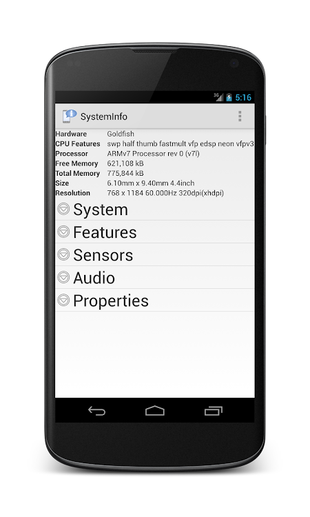 Systeminfo - 2.1.1 - (Android)