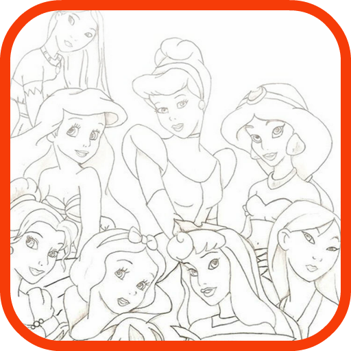 【免費家庭片App】Coloring Game Girls Princess-APP點子