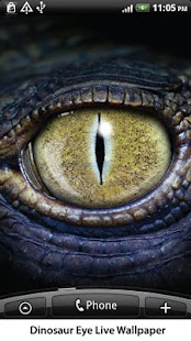 Dinosaur Eye Live Wallpaper