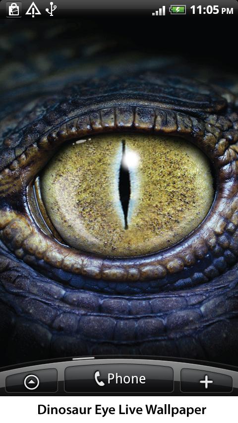 Dinosaur Eye Live Wallpaper Screen 3
