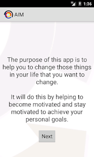 AIM-App to Improve Motivation Screenshots 1