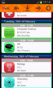 Hwk. Planner and Timetable - screenshot thumbnail
