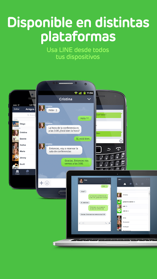 LINE: Llama y mensajea gratis - screenshot
