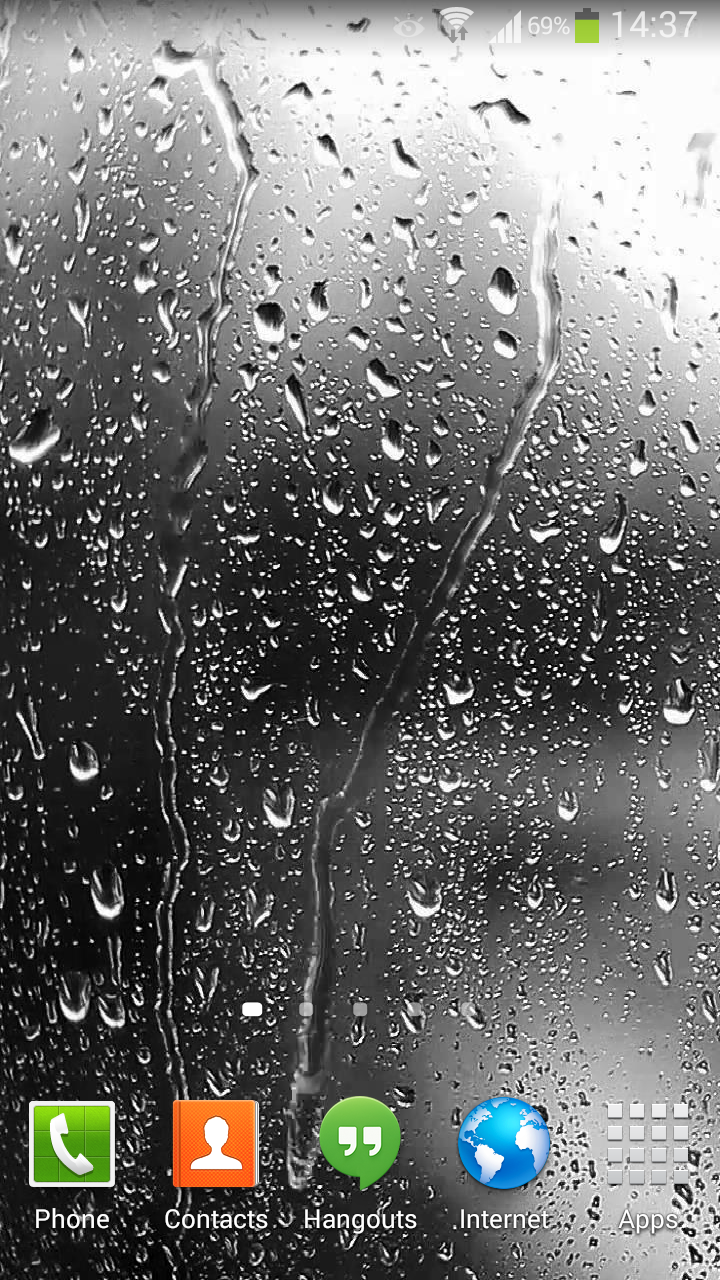 Raindrops Live Wallpaper HD 8 Screen 2