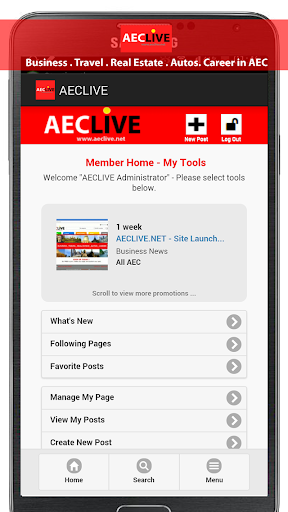 【免費商業App】AECLIVE.NET-APP點子